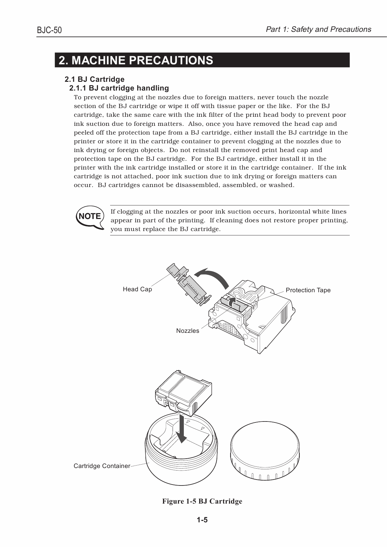 Canon BubbleJet BJC-55 Service Manual-3